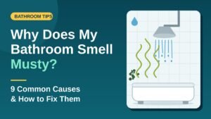 Why does my bathroom smell musty? 